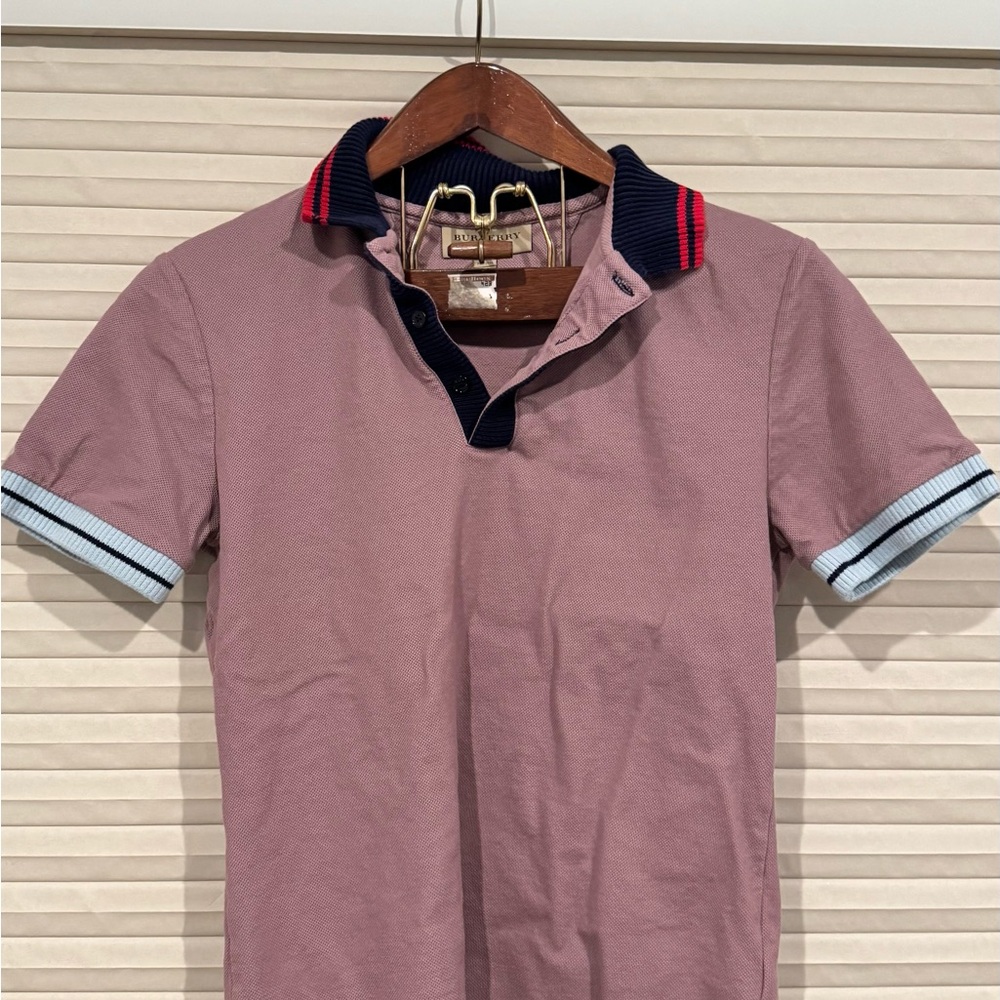 Men's Polo Shirt in Mauve by Burberry
